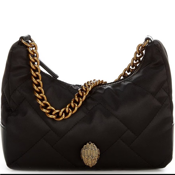 KURT GEIGER Shoulder Bag with Gold Chain - Picture 1 of 8
